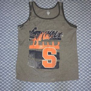 SYRACUSE UNIVERSITY cut out tailgate tank top